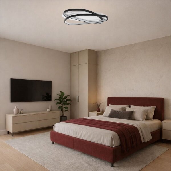 Rabalux 71470 - Димируемо таванно осветително тяло BRANTIEL LED/57W/230V 3000-6000K 53x38 cm+дистанционно управление