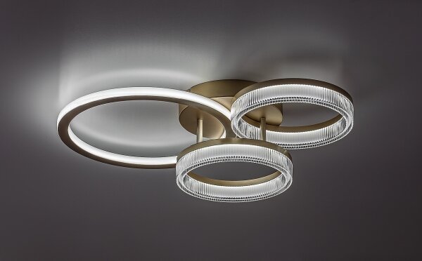 Rabalux 71473 - LED димируемо таванно осветително тяло RIVONA LED/38W/230V 3000-6500K 58,5x38 cm + дистанционно управление