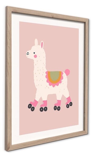 Детска картина 30x40 cm Roller Llama – Styler
