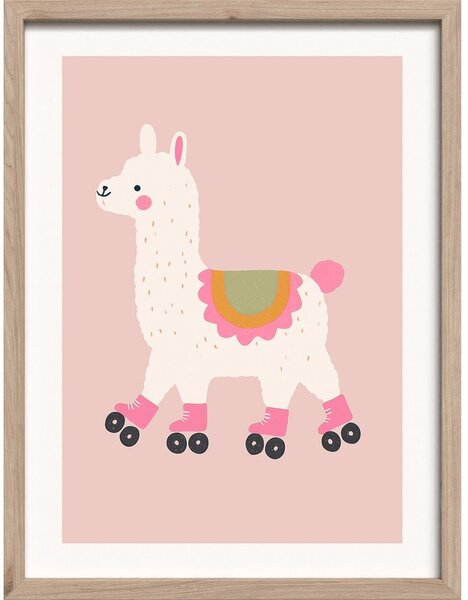 Детска картина 30x40 cm Roller Llama – Styler