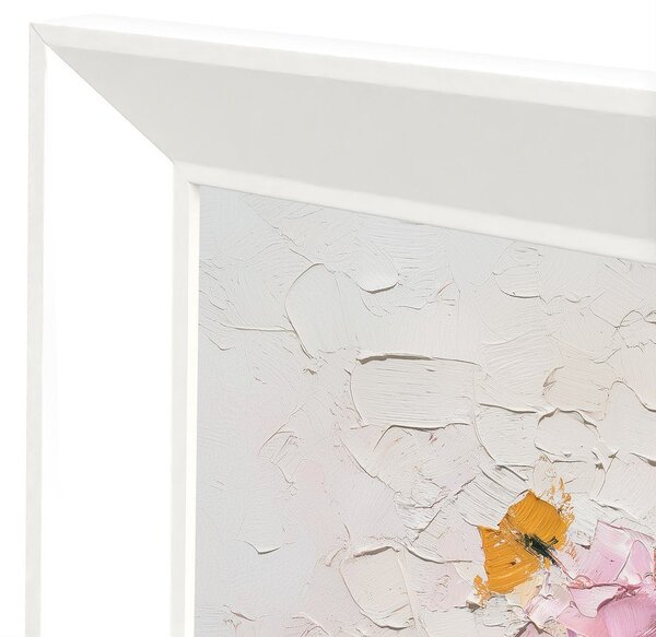 Печатна картина с включена рамка 56x75 cm White Vase – Styler
