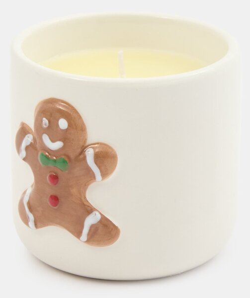 Sinsay - Ароматна свещ с празничен мотив Gingerbread Cookies - бежово