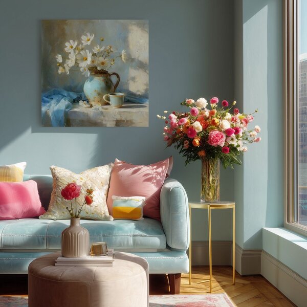 Печатна картина с включена рамка 70x70 cm Anemone – Styler