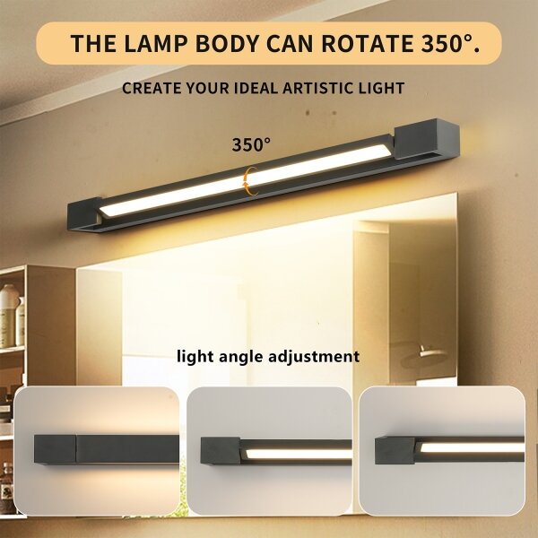 Brilagi - LED осветление за огледало за баня AQUA LINE LED/18W/230V 60 cm IP44 антрацит