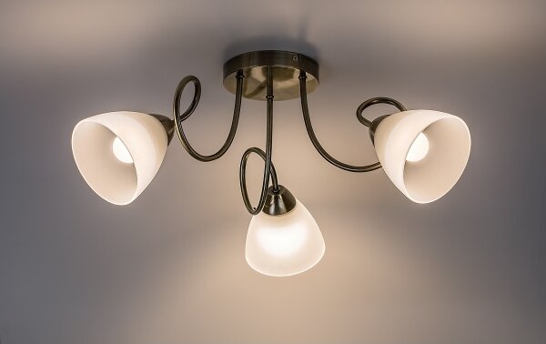 Rabalux 71481 - Плафонен полилей PALOMINA 3xE27/60W/230V