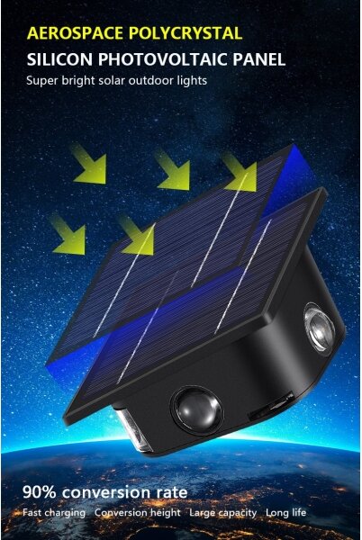 Immax 08487L - LED соларен стенен фенер с сензор LED/2W/5V IP54
