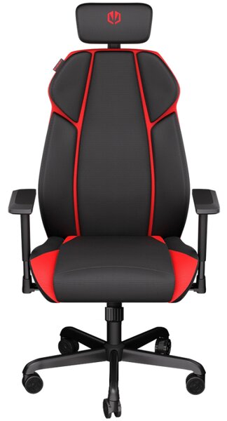 Endorfy Meta RD Gaming Chair, Breathable Fabric, Cold-pressed foam, Class 4 Gas Lift Cylinder, 3D Adjustable Armrest, Adjustable Headrest, Black/Red, 2 Year Warranty