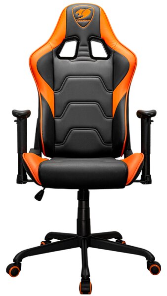 COUGAR Armor Elite Gaming Chair, Adjustable Design, Breathable PVC Leather, Class 4 Gas Lift Cylinder, Full Steel Frame, 2D Adjustable Arm Rest, 160º Reclining, Adjustable Tilting Resistance