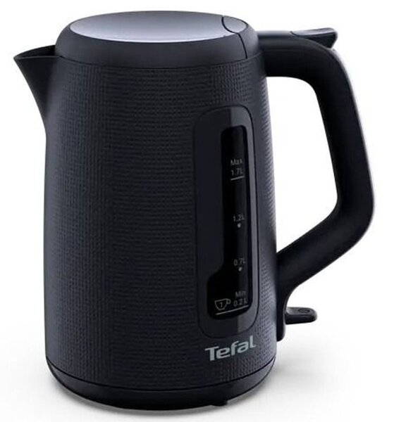 Електрическа кана Tefal KO2M0810, вместимост 1.7 литра, с филтър, 2400W, черна