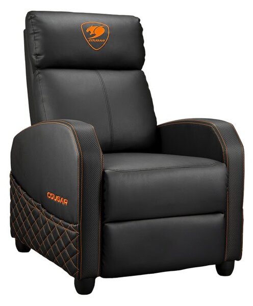 Геймърско кресло Cougar Gaming Ranger Elite, до 135kg, дишаща материя, черно