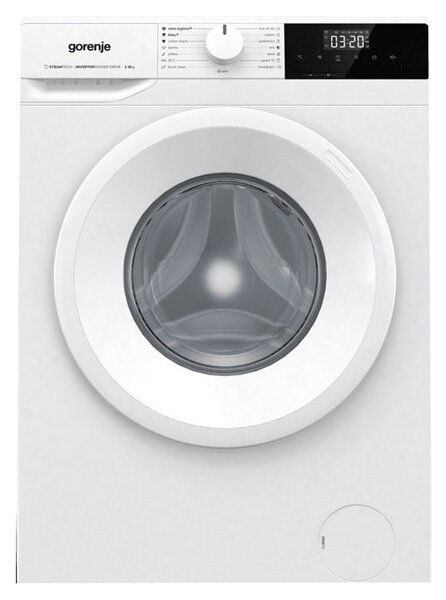 Перална машина Gorenje WNHPI84AS, клас A, 8 кг. капацитет, 1400 оборота в минута, 15 програми, свободностояща, 60 cm. ширина, бяла