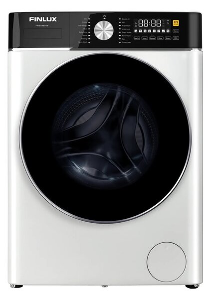 Перална машина Finlux FWM10M14W, клас A, 10 кг. капацитет, 1400 оборота в минута, 16 програми, свободностояща, 60cm ширина, Drum Clean, Steam технология, отложен старт, защита за деца, бял