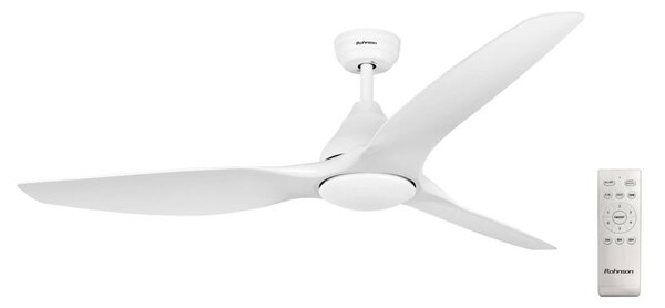 Вентилатор за таван Rohnson R-8152, 55W, 6 скорости, таймер, функция обратен ход, бял