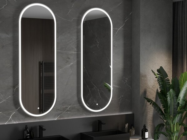 Mexen Bono Огледало за баня с подсветка 55 x 155 cm, LED 6000K, антизамъгляване