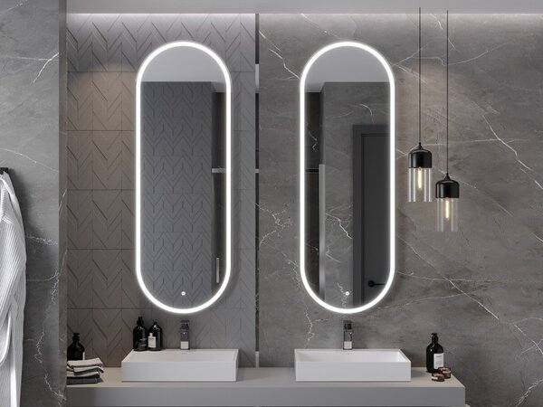 Mexen Bono Огледало за баня с подсветка 55 x 155 cm, LED 6000K, антизамъгляване