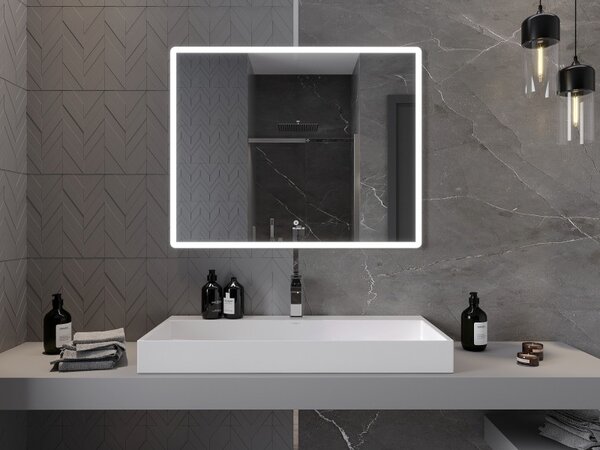 Mexen Navia осветено огледало за баня 100 x 80 см, LED 6000K, анти-мъгла - 9803-100-080-611-00