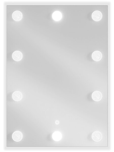 Mexen Dona осветено огледало за баня 50 x 70 см, LED 6000K, анти-пара - 9818-050-070-611-00