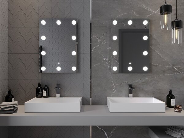 Mexen Dona осветено огледало за баня 50 x 70 см, LED 6000K, анти-пара - 9818-050-070-611-00