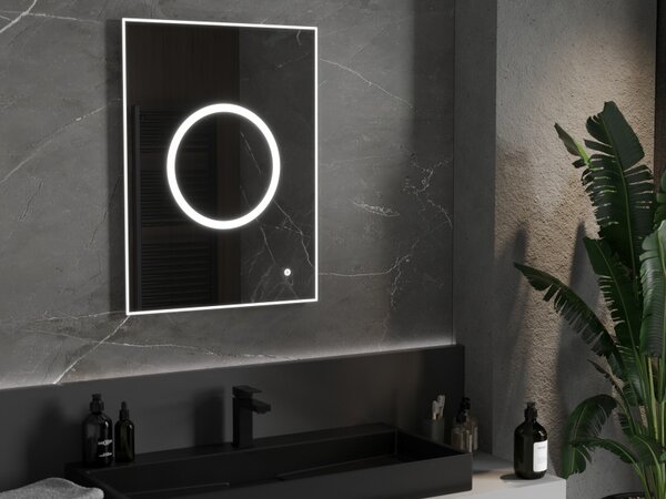 Mexen Koga подсветено огледало за баня 60 x 80 см, LED 6000K, анти-мъгла