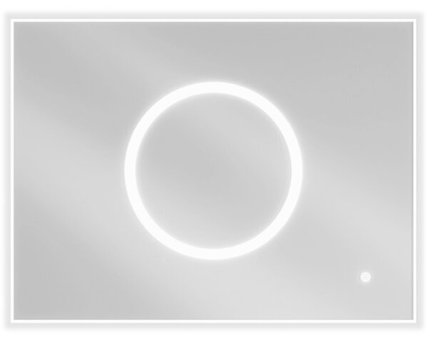 Mexen Koga огледало за баня с подсветка 80 x 60 см, LED 6000K, антипара - 9821-080-060-611-00