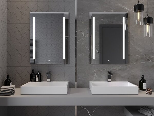 Mexen Remi осветено огледало за баня 60 x 80 cm, LED 6000K, антизамъгляващо