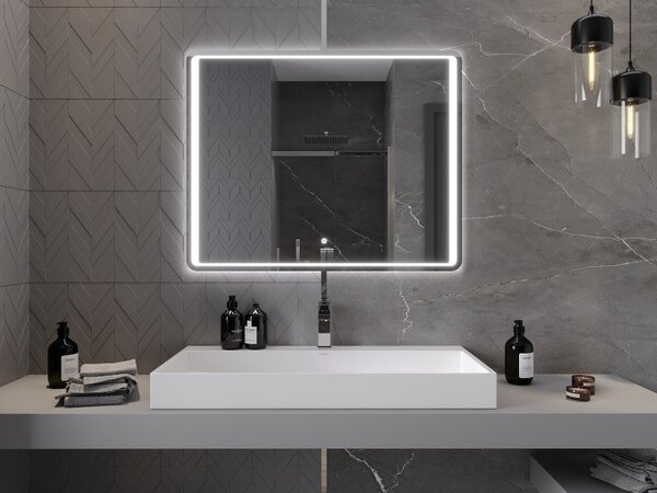 Mexen Zusa осветено огледало за баня 100 x 80 см, LED 6000K, анти-пара - 9808-100-080-611-00