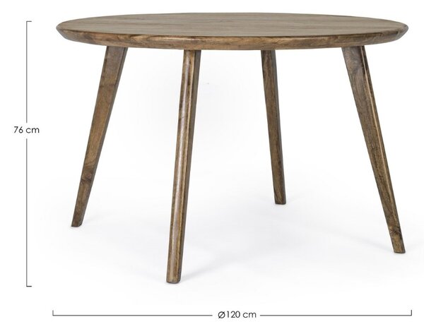Bizzotto Кръгла маса Sylvester D120 cm