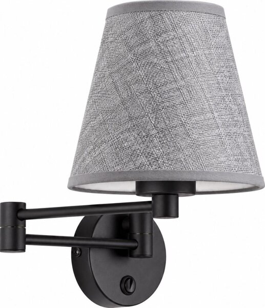 BRILAGI - Стенна лампа NUBILA 1xE27/15W/230V сива/черна