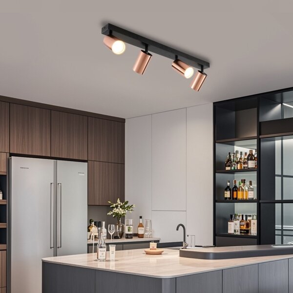 Immax NEO 08303L - Точково осветително тяло PUNTO 4xGU10/9W/230V розово злато