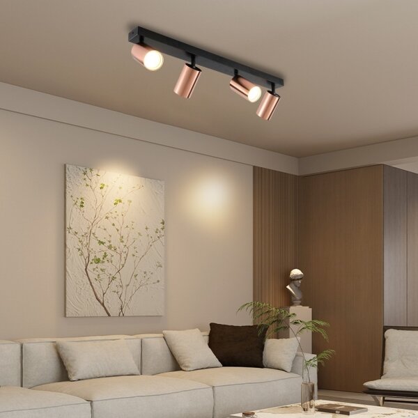Immax NEO 08303L - Точково осветително тяло PUNTO 4xGU10/9W/230V розово злато