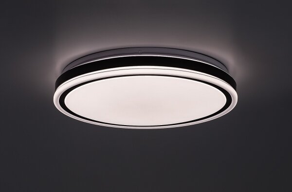 Rabalux 71412 - LED димируема таванна лампа CORLET 20W/230V 3000-6500K Ø38,5 см черна + дистанционно управление
