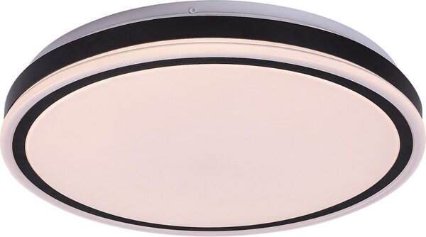 Rabalux 71412 - LED димируема таванна лампа CORLET 20W/230V 3000-6500K Ø38,5 см черна + дистанционно управление