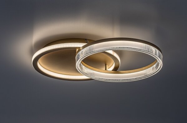 Rabalux 71472 - LED димируемо таванно осветително тяло RIVONA LED/22W/230V 3000-6500K 53,5x35 см + с дистанционно управление