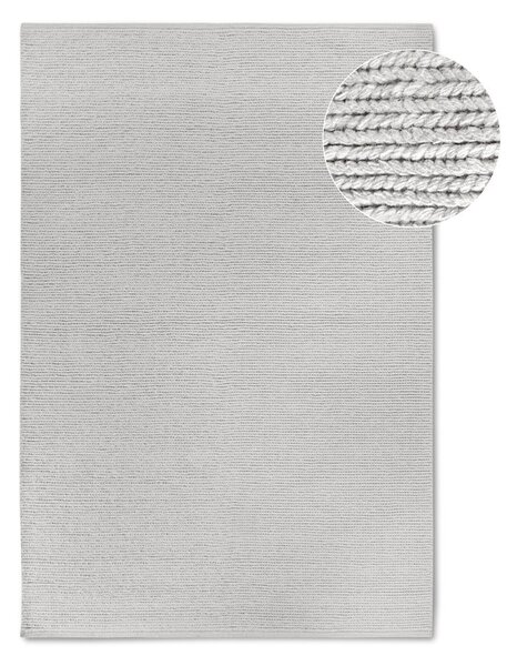 Бял ръчно изработен вълнен килим 60x90 cm Francois – Villeroy&Boch