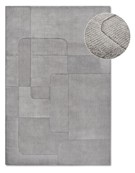 Сив ръчно изработен вълнен килим 80x150 cm Charlotte – Villeroy&Boch