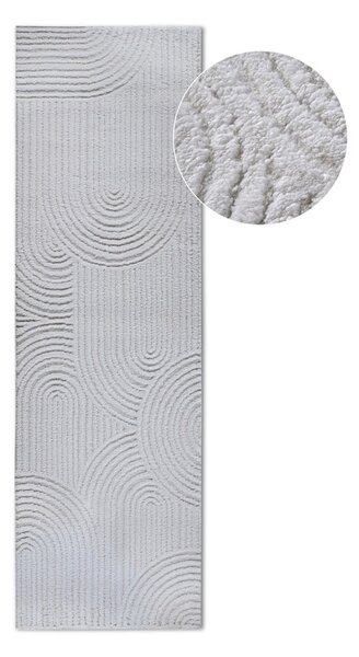Кремава пътека 80x240 cm Chappe Cream White – Elle Decoration
