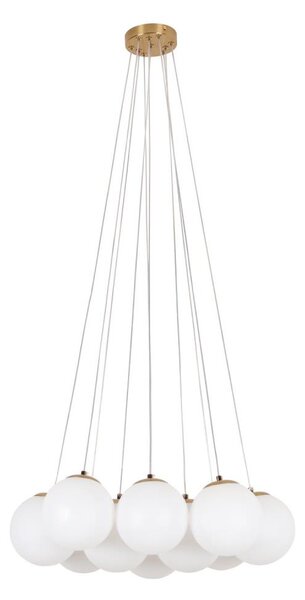 Brilagi - Полилей на кабел GLOBE 10xE14/15W/230V бял