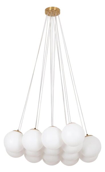 Brilagi - Полилей на кабел GLOBE 15xE14/15W/230V бял