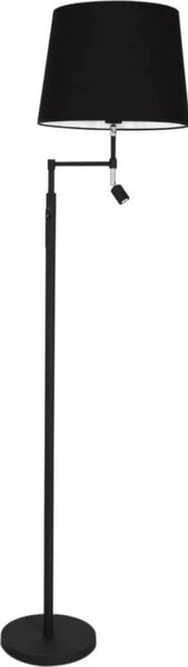 ByRydens 1988780-4007-LED Подова лампа ORLANDO 1xE27/5W/230V+LED/3W черна