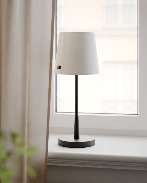 ByRydens 4002730-4002 - Настолна лампа LUMI 1xE27/8W/230V бяла/черна 48,5 см