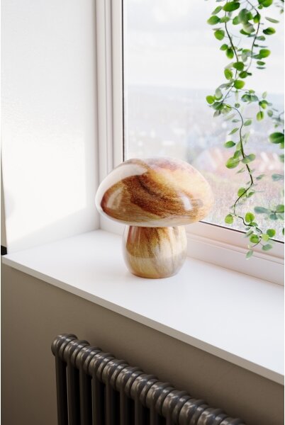 ByRydens 4024540-5507 - Настолна лампа MIRA MUSHROOM 1xE27/8W/230V кафява