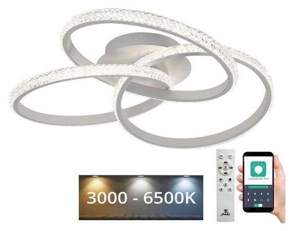 Brilagi - LED димируемо таванно осветително тяло COSMOWAVE LED/70W/230V 3000-6500K + с дистанционно управление