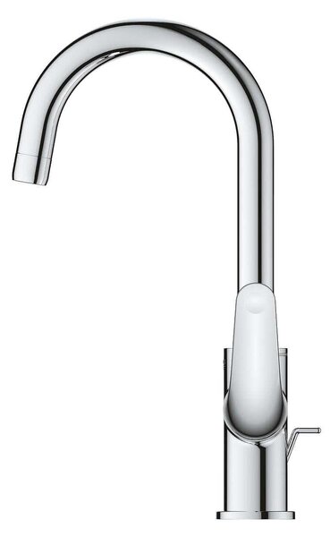 Grohe Euroeco Едноръкохватков смесител за умивалник, L-размер, с изпразнител