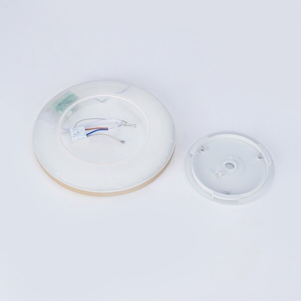 Brilagi - LED осветително тяло за баня ULTRA SLIM LED/12W/230V Ø 22,5 см златисто IP54