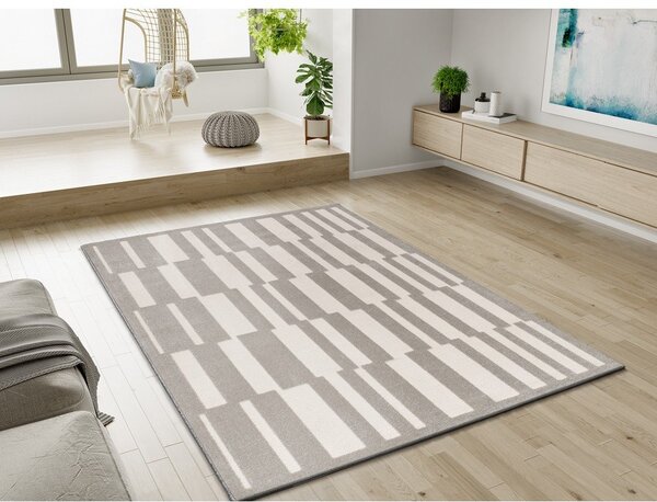 Кремав/кафяво-сив килим 80x150 cm Baresa – Universal