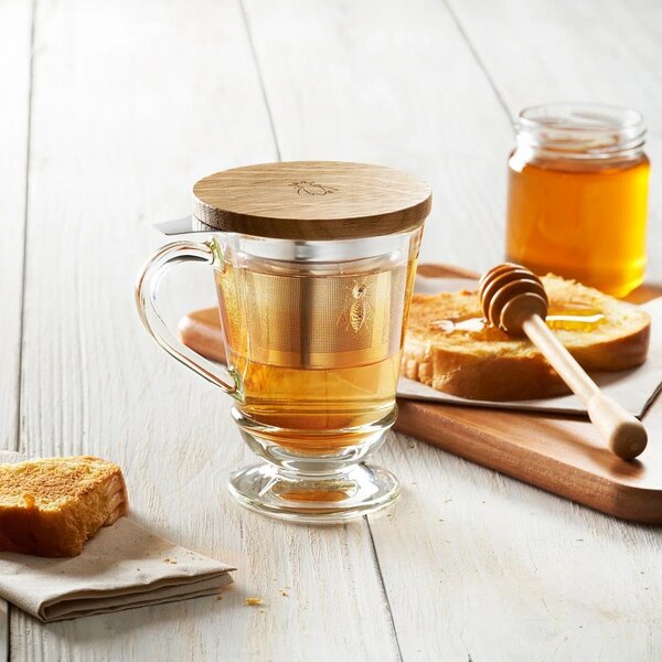Стъклена чаша с цедка 270 ml Abeille - La Rochére