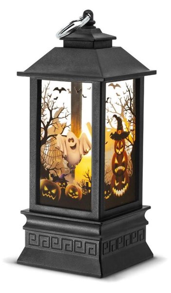 LED Декорация HALLOWEEN LED/3xAAA/топло бял фенер с тикви