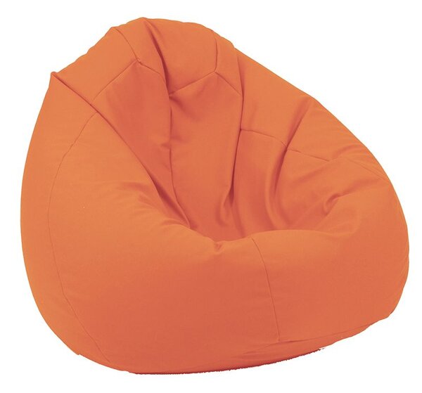 Калъф за пуф круша, 320л., Nirvana Grande - Orange, (Не съдържа пълнеж), PU кожа