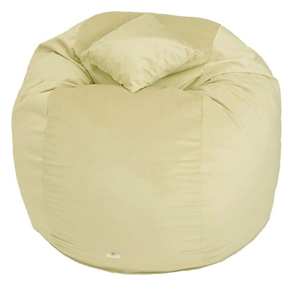 Комплект, Барбарон и декоративна възглавница, 600л., King Size - Lemon, Перящ се калъф, Трансформира се в легло, Пълнеж с микс от мемори пяна и дунапрен, Гама Premium
