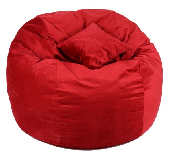 Комплект, Барбарон и декоративна възглавница, 600л., King Size - Red Diamond, Перящ се калъф, Трансформира се в легло, Пълнеж с микс от мемори пяна и дунапрен, Гама Plush Honey